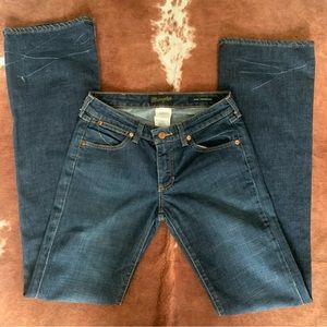 Wrangler low rise flare jeans